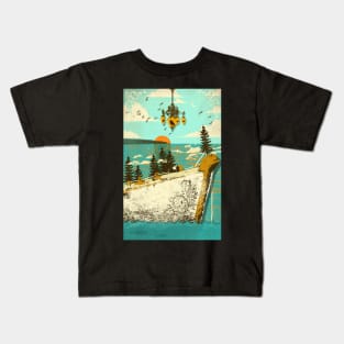 VINTAGE SHIP Kids T-Shirt